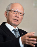 阪急阪神HD社長の角和夫さん=川平愛撮影