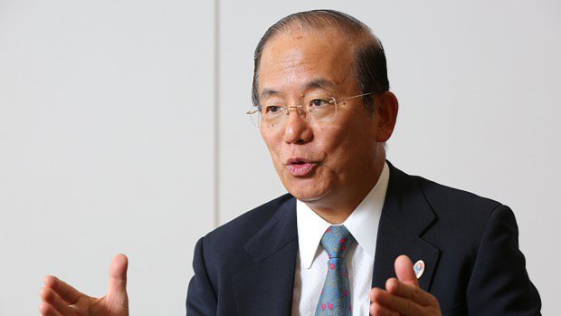 東京オリンピック・パラリンピック組織委員会の武藤敏郎事務総長=東京都港区で2015年5月18日、長谷川直亮撮影