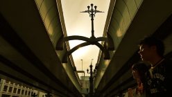 周辺に証券会社が多く集まる東京都中央区の日本橋＝関口純撮影