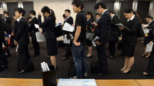マイナビ合同会社説明会で=関口純撮影