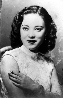 李香蘭時代の山口淑子さん=1940年8月撮影