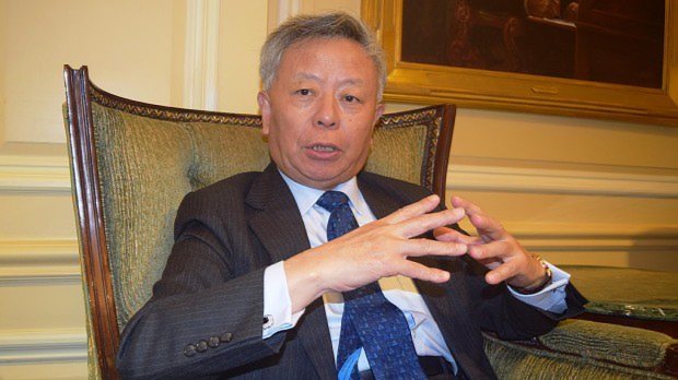 アジアインフラ投資銀行(AIIB)の初代総裁に就任する金立群氏=米ワシントンで2015年10月21日撮影