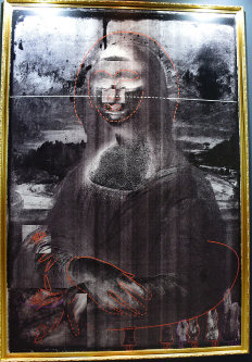 モナリザ：3層の下絵 [写真特集1/3] | 毎日新聞