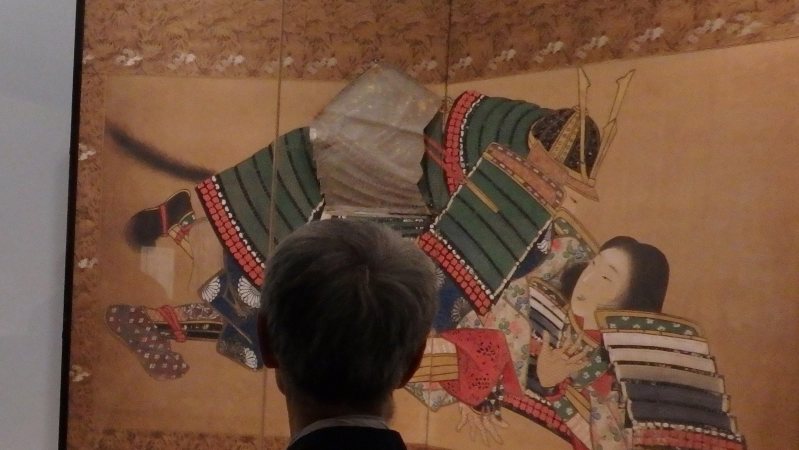 春画展の会場=東京都文京区の永青文庫で、広瀬登撮影