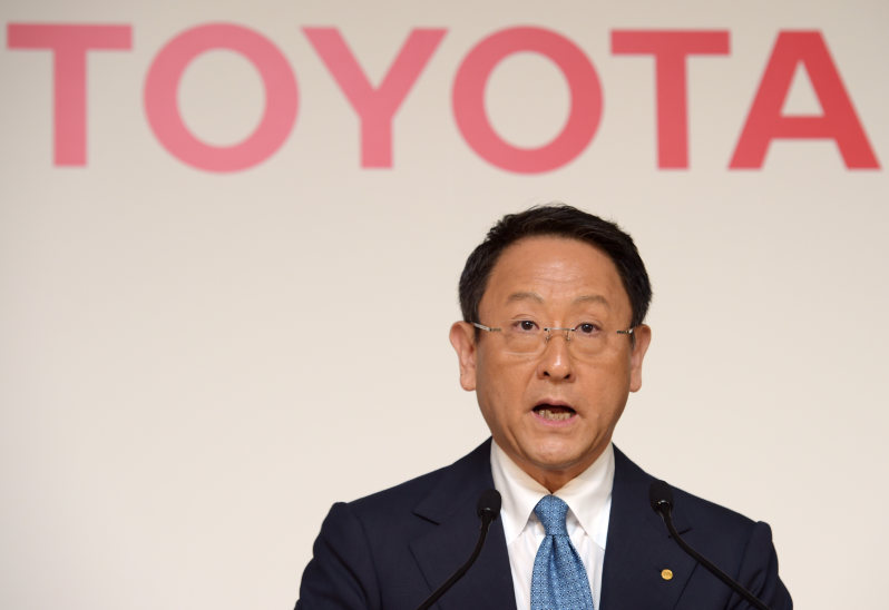 トヨタ自動車の豊田章男社長=東京都文京区で2015年5月、内藤絵美撮影