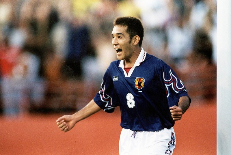 サッカー日本代表 92-95年ジャージ アトランタ五輪アジア予選着用モデル 五輪ヒストリー：1996アトランタ 有森裕子連続メダル [写真