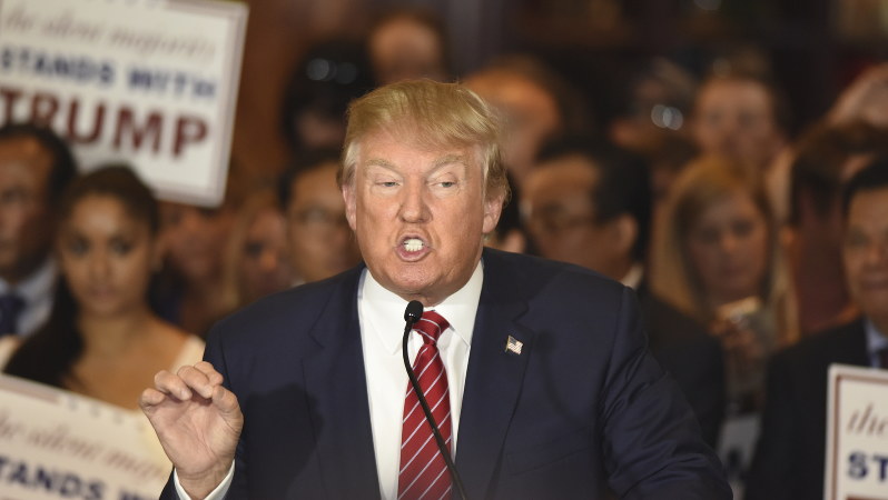 2016年米大統領選・共和党候補の指名争いに出馬しているドナルド・トランプ氏