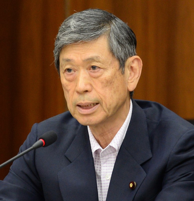 自民党の高村正彦副総裁=望月亮一撮影