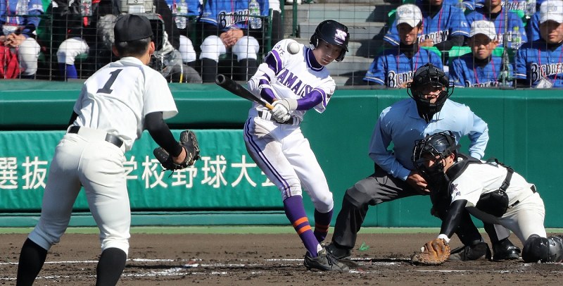選抜高校野球 第2日第1試合 小豆島 香川 対釜石 岩手 写真特集5 11 毎日新聞