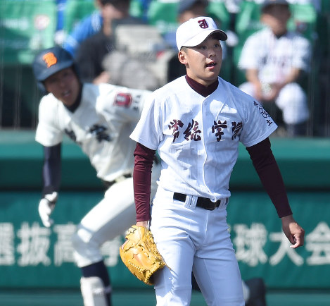 選抜高校野球 サングラス滋賀学園 井川 つなぎ役以上 毎日新聞