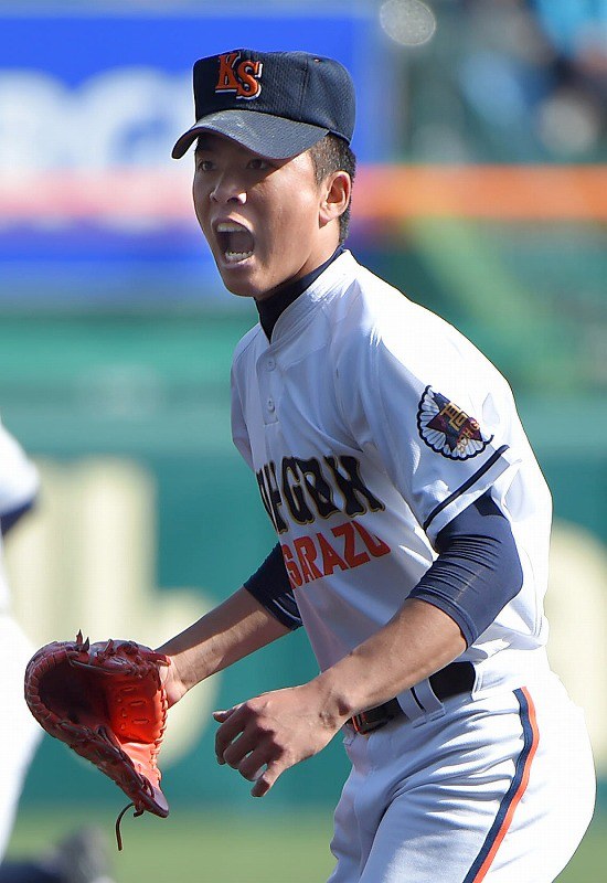 木更津総合高校　公式戦用帽子 選抜高校野球：第3日第3試合 木更津総合（千葉）対札幌第一（北海道