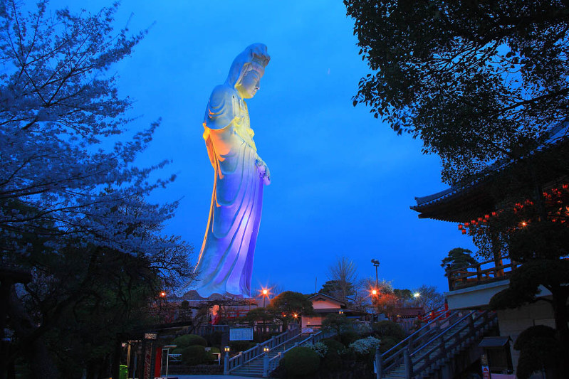 日本ワタシ遺産：登録No.08 高崎白衣大観音（群馬県高崎市） ＝写真