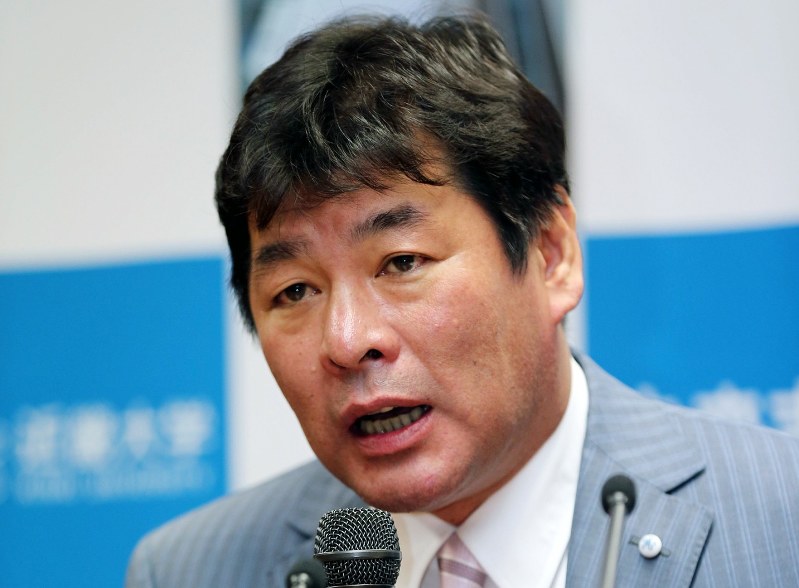 赤井英和さん=東大阪市の近畿大で2012年10月27日、幾島健太郎撮影