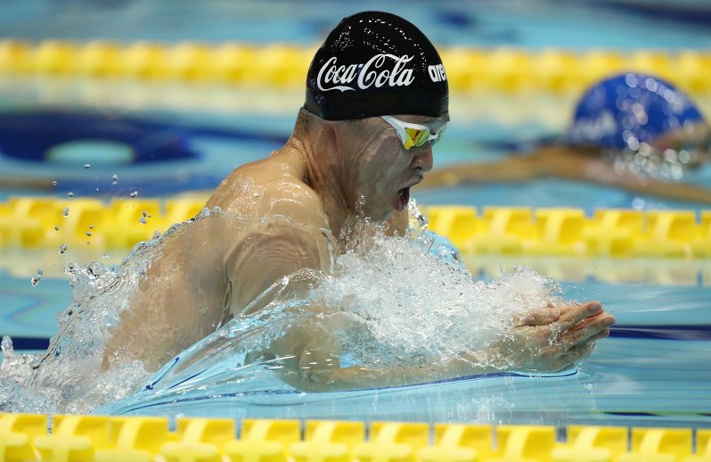 競泳 萩野やっとリオ内定 ４００ｍ個人メドレー 写真特集9 32 毎日新聞