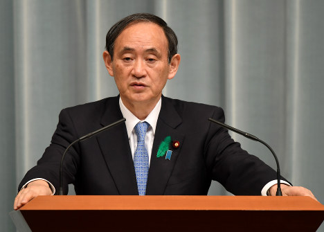 菅義偉官房長官＝首相官邸で２０１６年４月１５日、竹内紀臣撮影