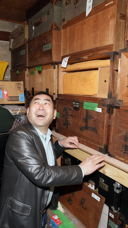 金巻き漆塗り　義太夫の台 金巻き漆塗り義太夫の台