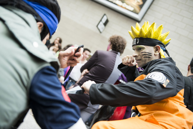 英ロンドンで行われたコスプレ大会で、2012年10月撮影