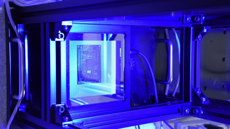 4Dセンサーのシャドーモアレカメラの一部=4Dセンサー提供