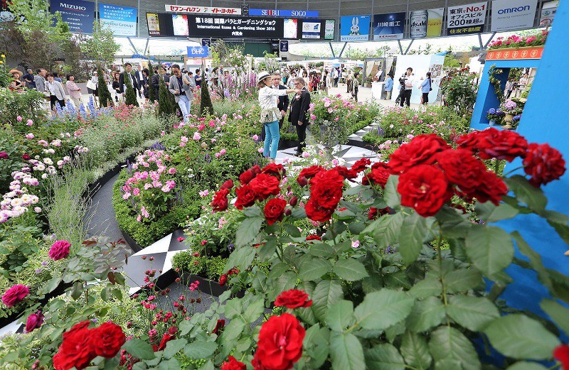 バラとガーデニングショウ 香り １００万輪が競演 写真特集3 5 毎日新聞