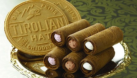 千鳥屋総本家の洋菓子「チロリアン」=同社ホームページから