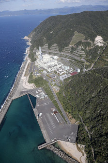 高速増殖原型炉「もんじゅ」＝本社ヘリから三村政司撮影