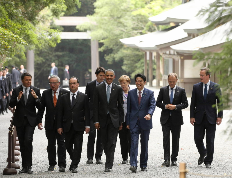 伊勢志摩サミット：開幕…「成長支える強固な対応」明記へ [写真