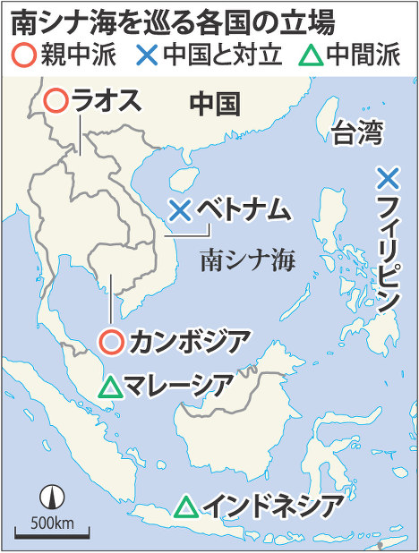 領海侵入：対中で割れる東南アジア諸国 影響力強く | 毎日新聞