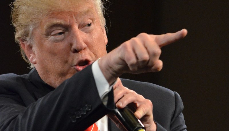 トランプ氏=西田進一郎撮影