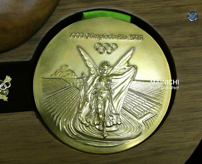 リオっ子のレガシー：／1 再生のメダル…環境へ配慮 [写真特集9/10