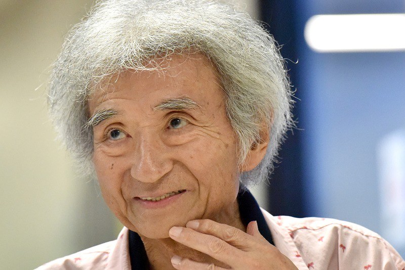 小澤征爾さん：「セイジ・オザワ 松本フェスティバル」 リハーサルで