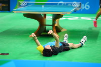 リオ五輪 卓球男子シングルス３位決定戦 水谷隼が卓球個人種目で初の銅 写真特集1 21 毎日新聞