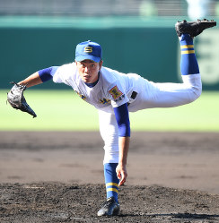 聖光学院野球部　グランドコート 聖光学院 野球部 長袖 ハーフジップ フリース グランドコート