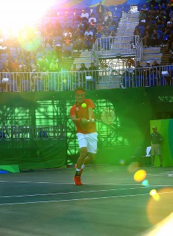 リオ五輪 テニス男子シングルス：錦織圭が96年ぶりの準決勝進出