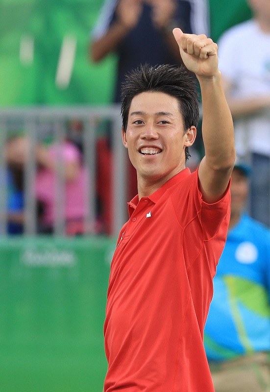 リオ五輪 男子テニスシングルス 錦織が銅メダル 日本勢９６年ぶり 写真特集5 24 毎日新聞