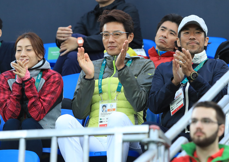 五輪テニス 松岡修造氏 自分に負けるな と錦織に声援 毎日新聞