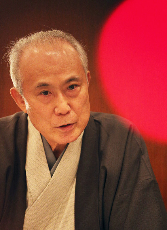 中村吉右衛門さん=後藤由耶撮影