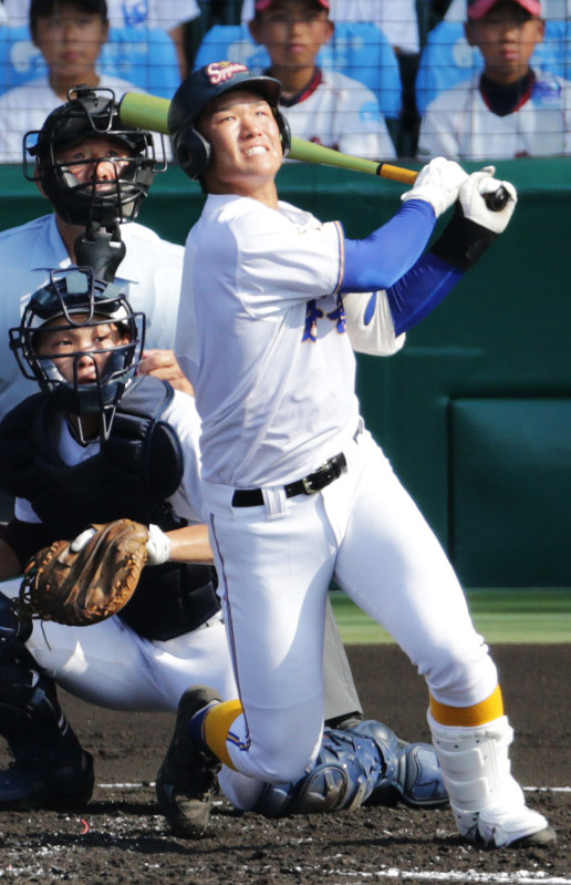 高校野球：第12日第1試合 常総学院（茨城）−秀岳館（熊本） [写真