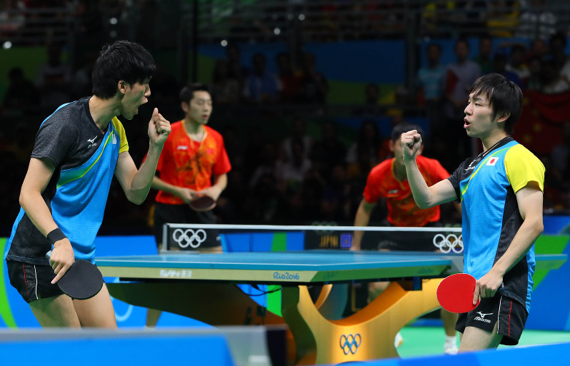 リオ五輪 卓球男子団体決勝 日本 中国に敗れ銀 写真特集14 36 毎日新聞