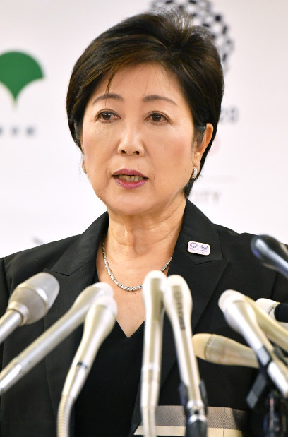 東京都の小池百合子知事＝宮間俊樹撮影