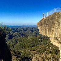 ＳＮＡＰＬＡＣＥに掲載された「地獄のぞき」の写真＝ＳＮＡＰＬＡＣＥ提供