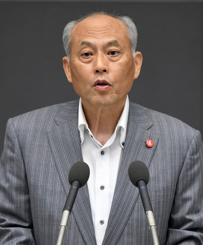舛添要一氏＝喜屋武真之介撮影