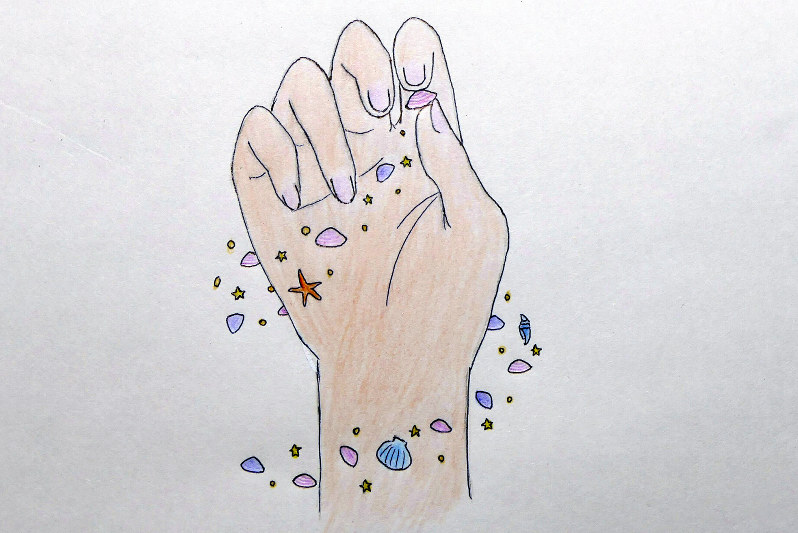 キャンパる 読見しました マニキュアと桜貝 毎日新聞