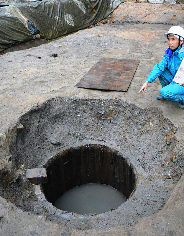 鳥取城跡 藩主用の井戸跡発見 復元整備に弾み 鳥取 毎日新聞
