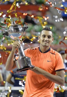 男子テニス：21歳キリオスが初優勝 楽天ジャパンOP [写真特集9/7