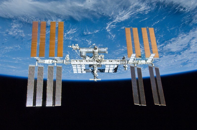 国際宇宙ステーション=JAXA提供