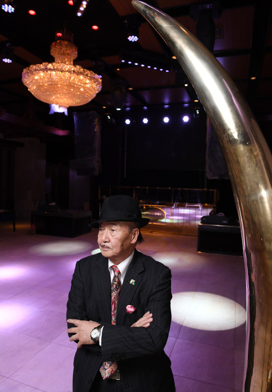 ディスコ「マハラジャ」を復活させる玉木邦甫さん=名古屋市中区で4日、木葉健二撮影