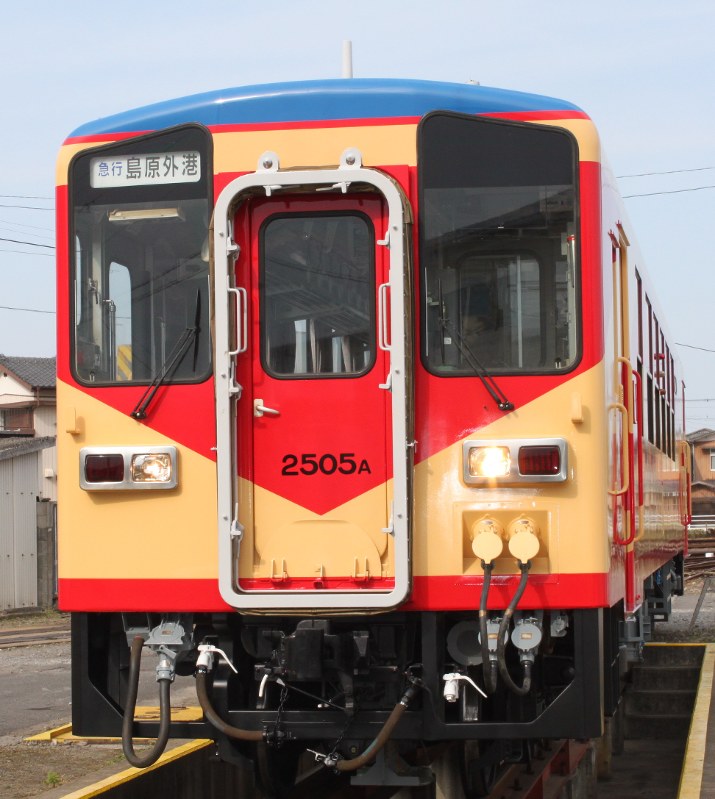 島原鉄道 赤パンツ車両 本物の パンツ 販売中 毎日新聞