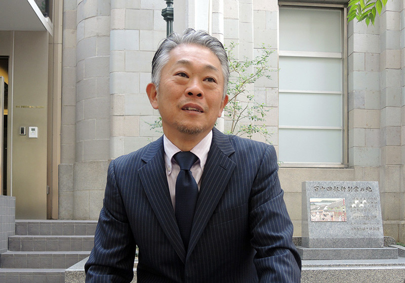 取り組みについて話す夛田さん=高松市内で、玉木達也撮影