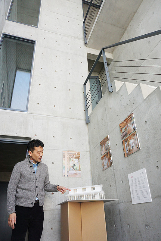 日本橋の家 １９９４年完成 安藤忠雄建築 生かしギャラリー 建築家１２組の模型展開催中 毎日新聞