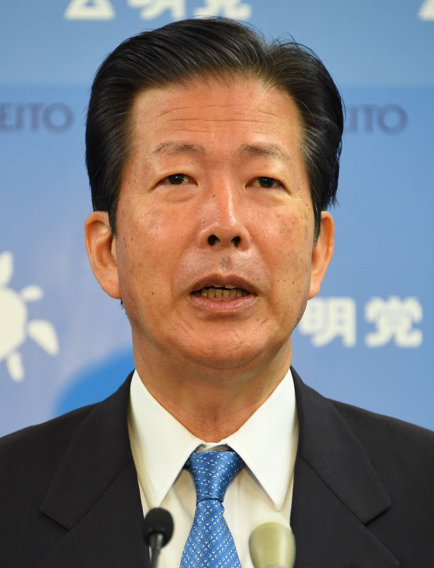 公明党の山口那津男代表=川田雅浩撮影